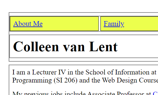 Personal Webpage Design